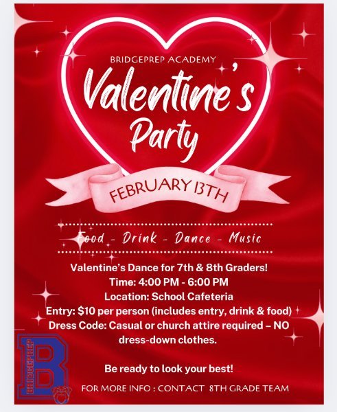 Valentines Party - 7th & 8th Grade levels